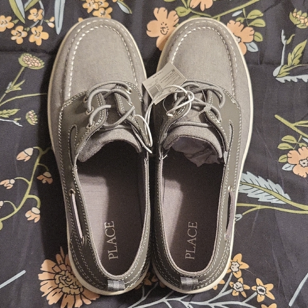 The Children's Place Gray Boat Shoes